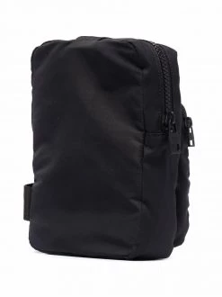 Alexander McQueen logo-embroidered messenger bag