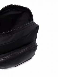 Alexander McQueen logo-embroidered messenger bag