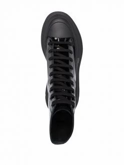 Alexander McQueen Tread Slick lace-up ankle boots
