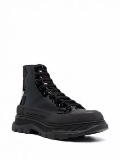 Alexander McQueen Tread Slick lace-up ankle boots