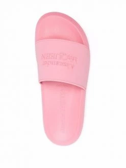Alexander McQueen raised-logo slides