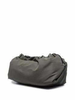 Alexander McQueen logo-print drawstring shoulder bag