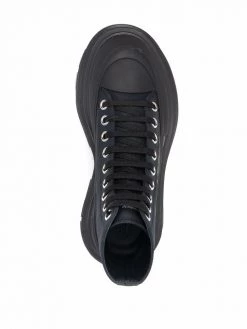 Alexander McQueen high-top leather sneakers
