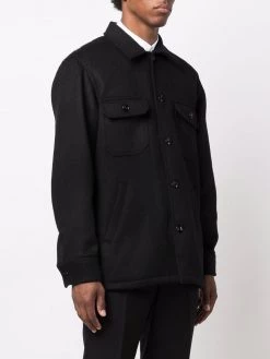 Alexander McQueen logo-patch check-pattern shirt