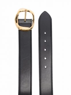 Alexander McQueen buckle-fastening leather belt