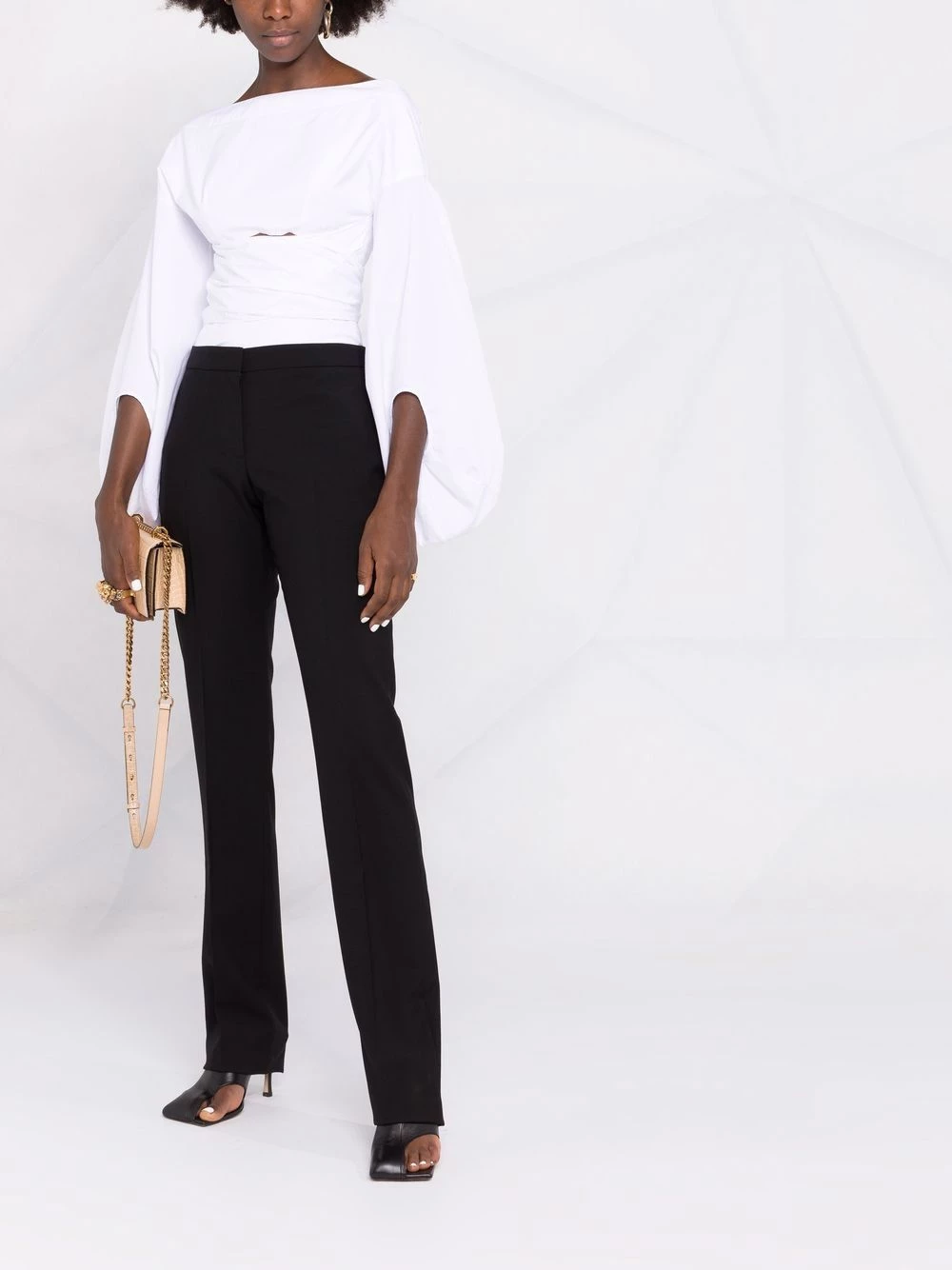 Deals 🔔 Alexander McQueen High waisted tailored trousers 😉 2 Alexander McQueen high-waisted tailored trousers