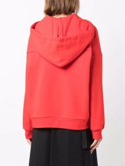 Alexander McQueen graffiti logo-print pouch-pocket hoodie