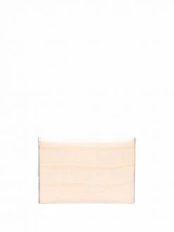 Alexander McQueen Skull-charm leather cardholder