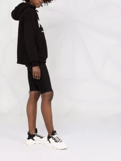 Alexander McQueen logo-print cotton hoodie