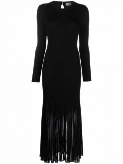 Alexander McQueen pleated knitted dress