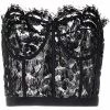 Alexander McQueen lace-panel strapless top