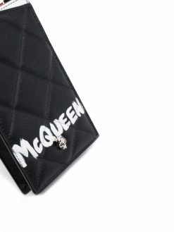 Alexander McQueen quilted logo mini bag