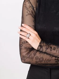 Alexander McQueen Molten cocktail ring