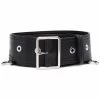 Alexander McQueen eyelet-embellished leather belt