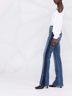 Alexander McQueen side-stripe detail jeans