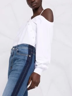 Alexander McQueen side-stripe detail jeans