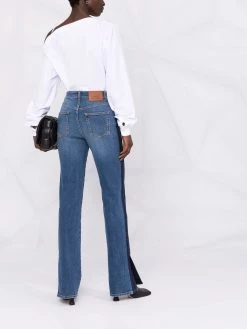 Alexander McQueen side-stripe detail jeans