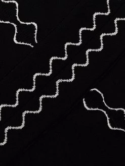 Alexander McQueen embroidered shift knit dress