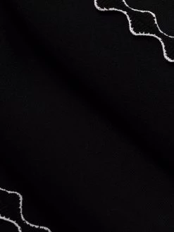 Alexander McQueen embroidered shift knit dress