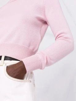 Alexander McQueen round neck cashmere jumper