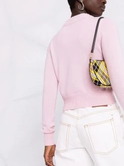 Alexander McQueen round neck cashmere jumper