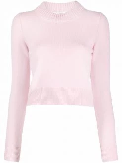 Alexander McQueen round neck cashmere jumper