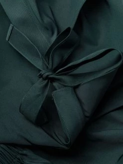 Alexander McQueen bow-detail gathered dress