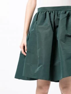 Alexander McQueen gathered-detail flared skirt