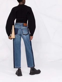 Alexander McQueen high-rise straight-leg jeans