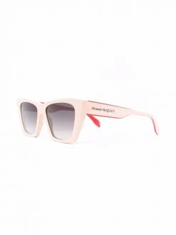 Alexander McQueen two-tone cat-eye sunglasses