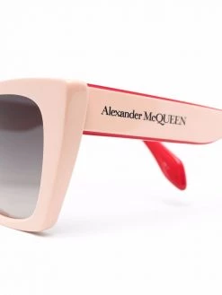 Alexander McQueen two-tone cat-eye sunglasses