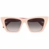 Alexander McQueen two-tone cat-eye sunglasses