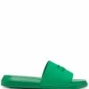 Alexander McQueen logo-embossed slides