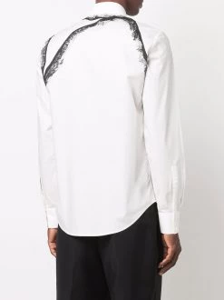 Top 10 😀 Alexander McQueen Abstract print long sleeve 👚 shirt 💯 8 Alexander McQueen abstract-print long-sleeve shirt