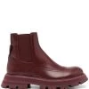Alexander McQueen chunky leather boots