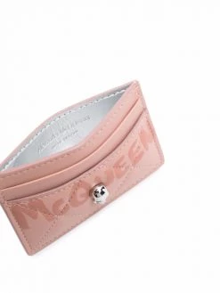 Alexander McQueen quilted logo cardholder