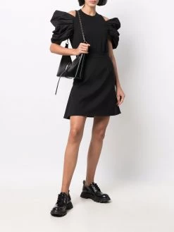 Alexander McQueen puff-sleeve cut-out blouse