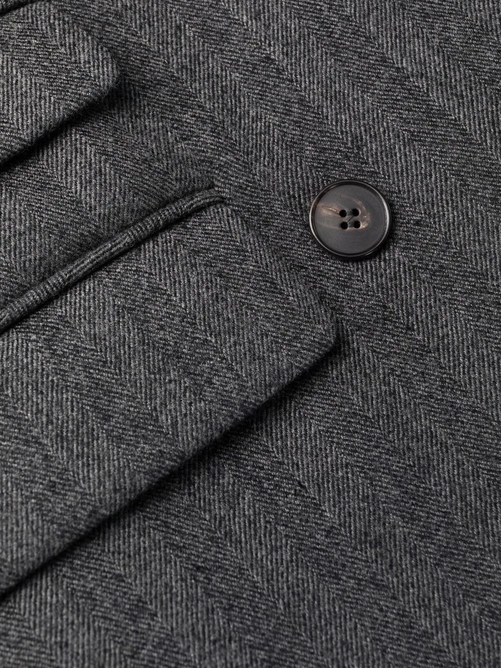 Buy ๐ Alexander McQueen Vertical striped double breasted ๐งฅ coat ๐ 6 Alexander McQueen vertical-striped double-breasted coat