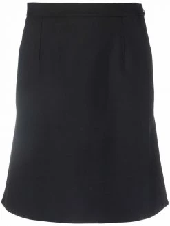 Alexander McQueen high-waisted ruffle-hem mini skirt