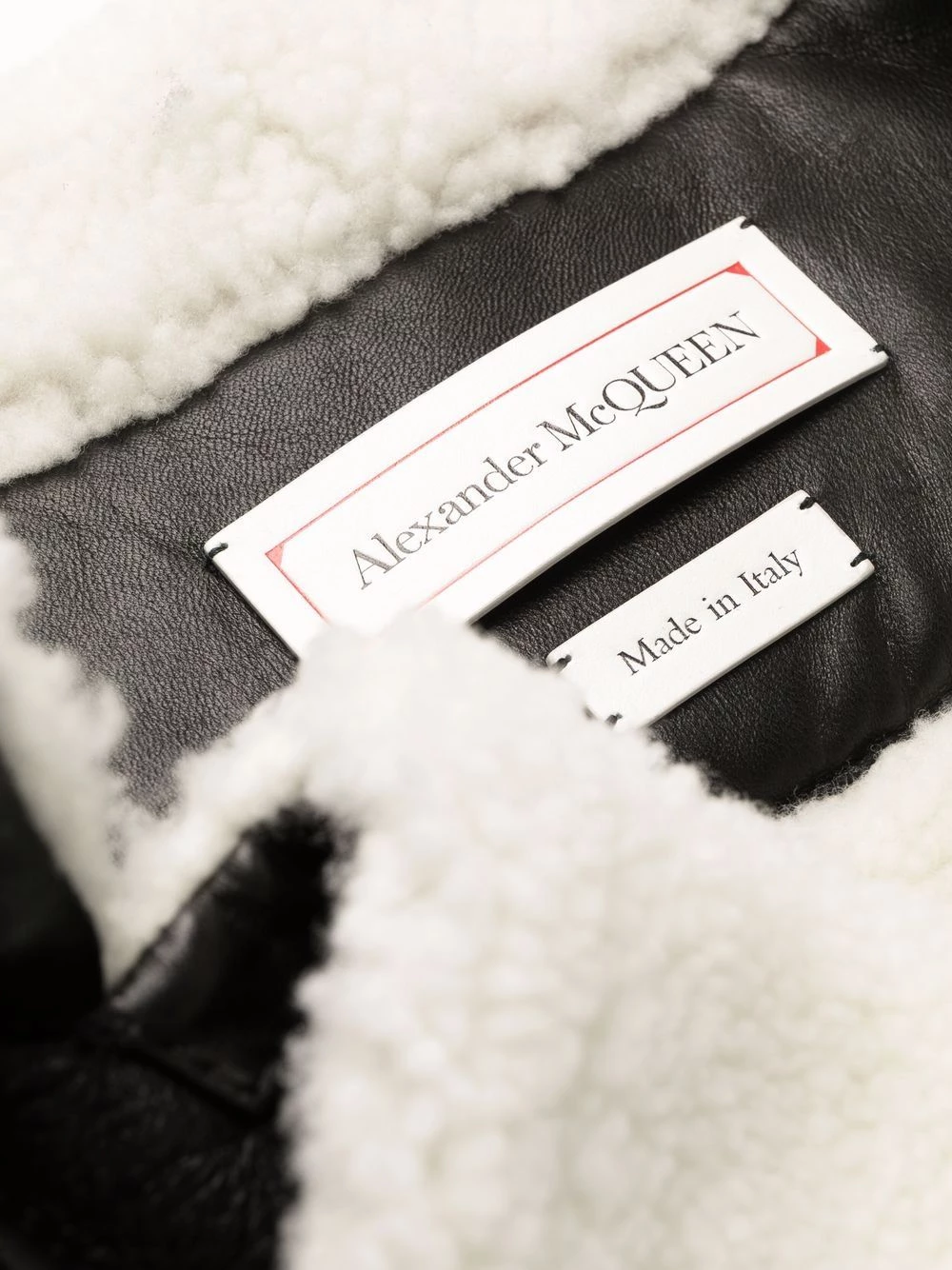 Hot Sale ✨ Alexander McQueen Shearling panelled biker jacket ⌛ 6 Alexander McQueen shearling-panelled biker jacket