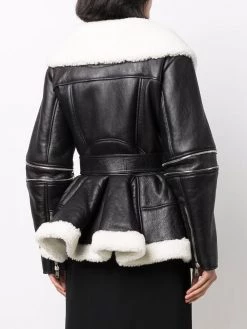Hot Sale ✨ Alexander McQueen Shearling panelled biker jacket ⌛ 10 Alexander McQueen shearling-panelled biker jacket