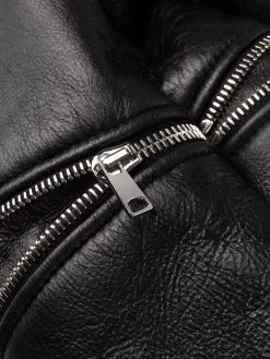 Hot Sale ✨ Alexander McQueen Shearling panelled biker jacket ⌛ 13 Alexander McQueen shearling-panelled biker jacket