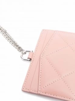 Alexander McQueen logo-print wallet necklace