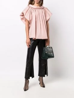 Alexander McQueen crocodile-effect leather tote