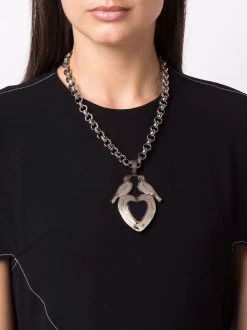 Alexander McQueen engraved-detail chain-link necklace