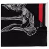 Alexander McQueen Skeleton logo-print scarf