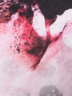 Alexander McQueen Paper Bloom Biker Skull-print scarf