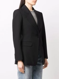 Alexander McQueen lace-up single-breasted blazer