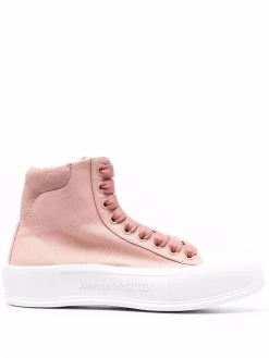 Alexander McQueen Deck high-top leather sneakers