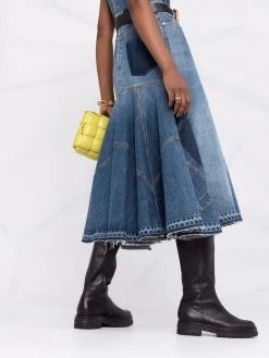 Alexander McQueen pieced and reconstructed midi dress